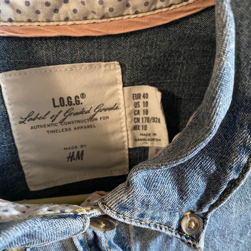 Denim button down - Picture 2 of 5